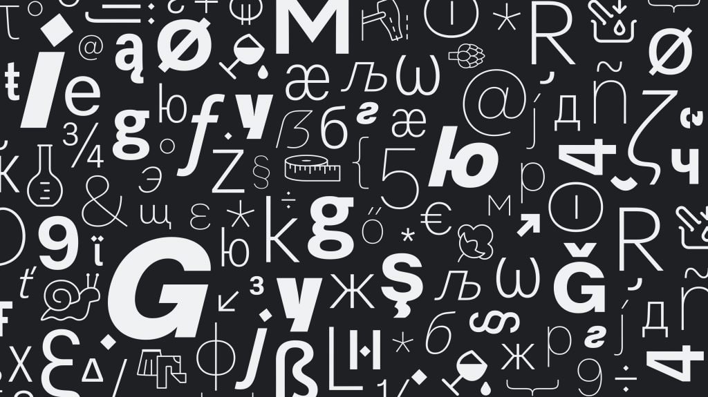 type design & 3d letters